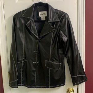 Faux leather jacket
